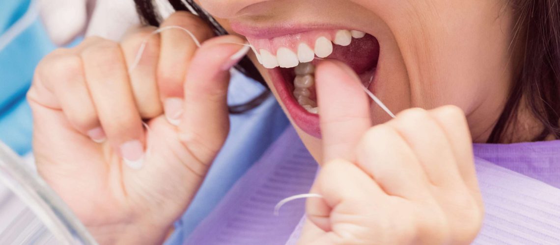 Cómo usar el hilo dental