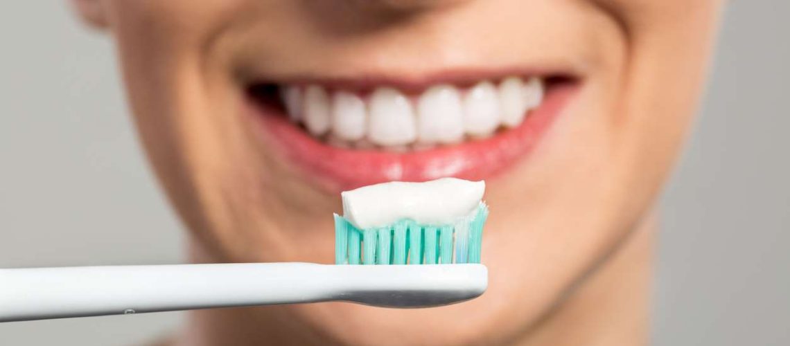 Ready for clening teeth, toothbrush and toothpaste close up