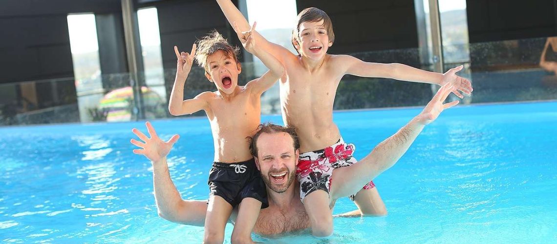 Las piscinas y las playas